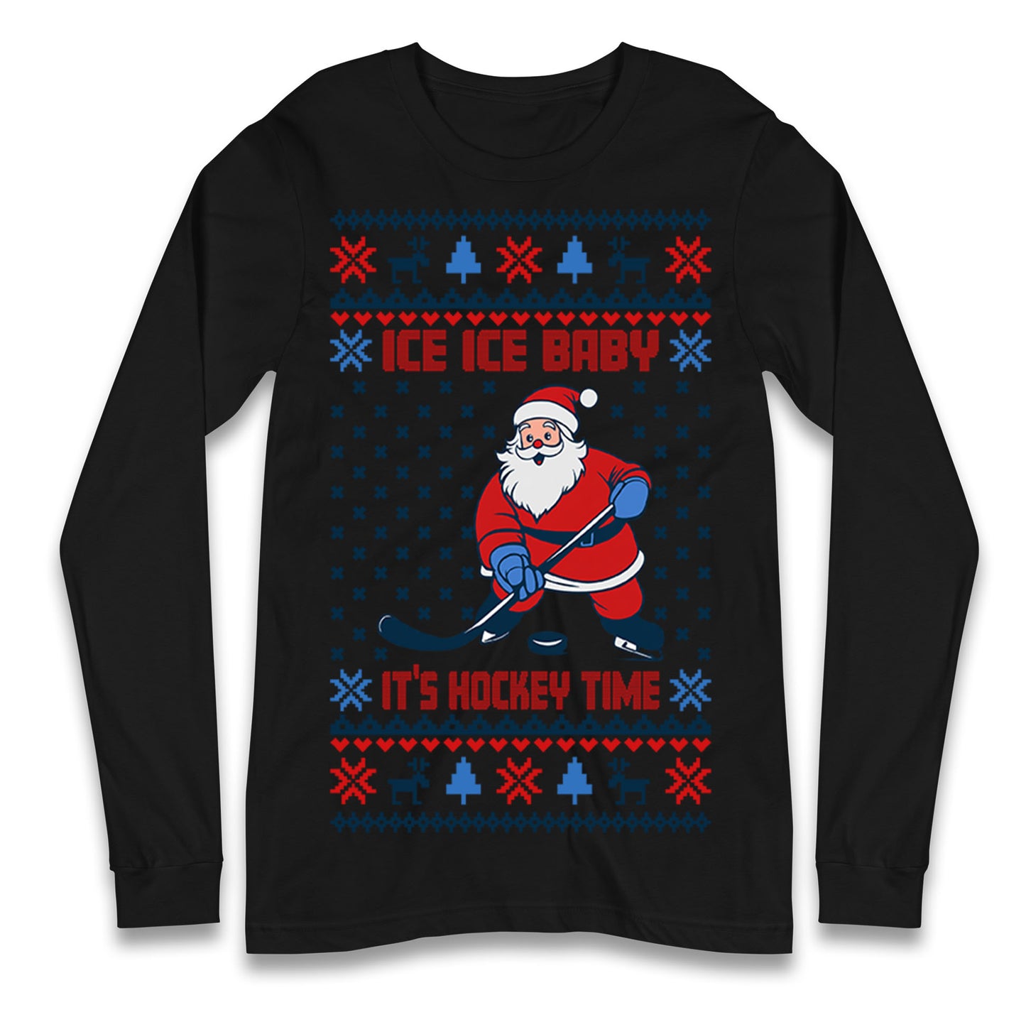 Hockey Christmas Longsleeve T Shirt