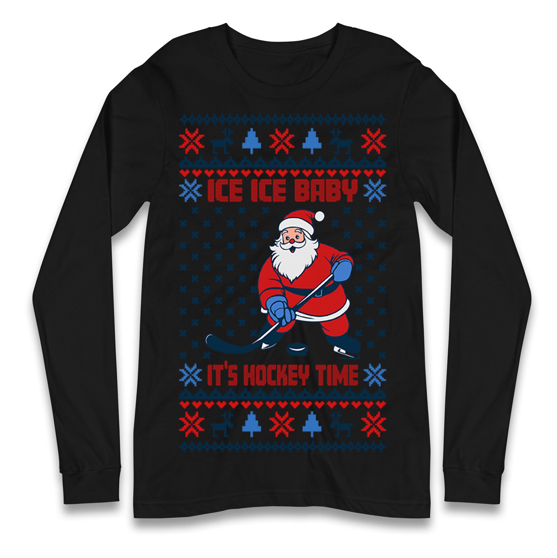 Hockey Christmas Longsleeve T Shirt