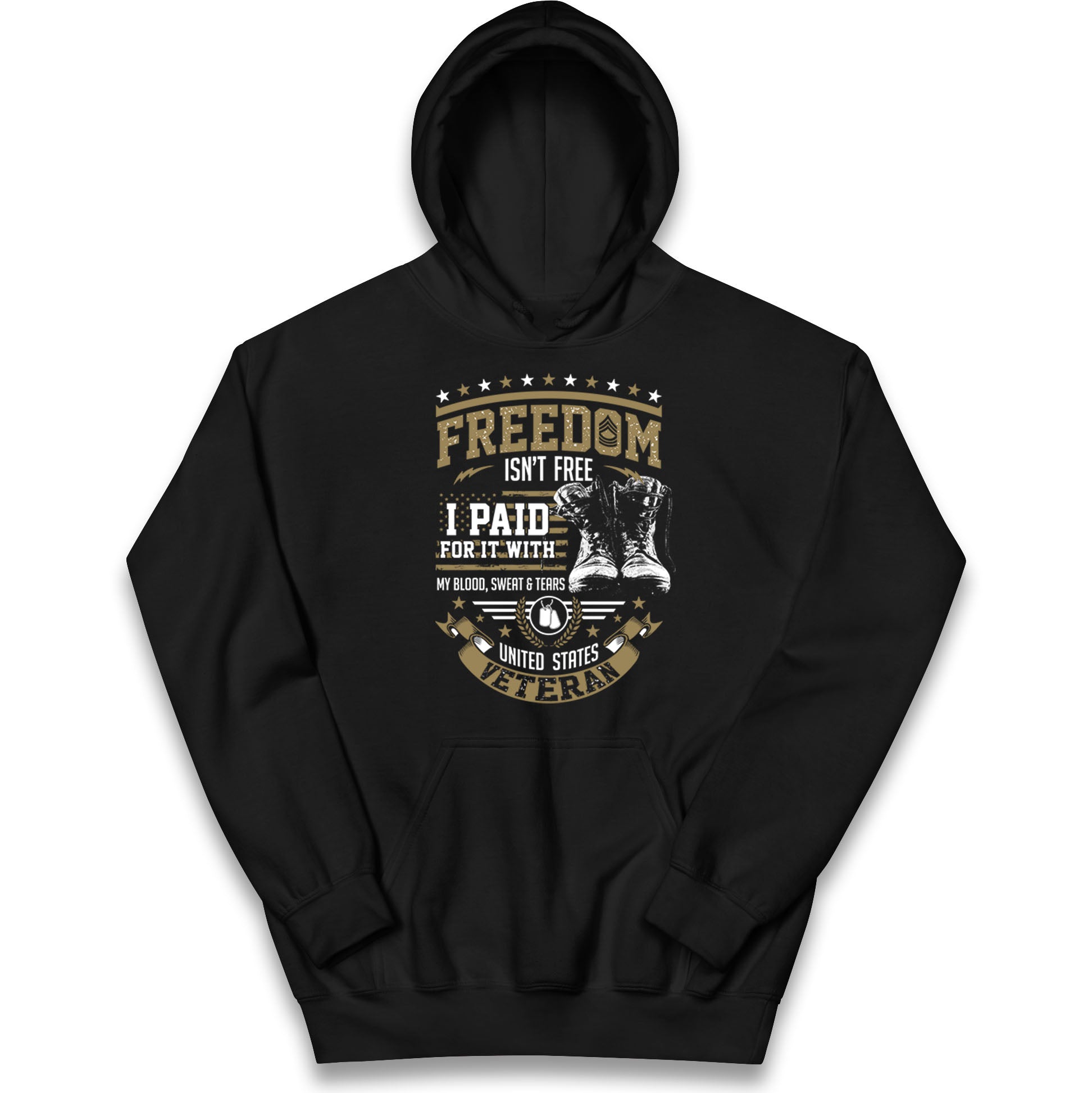 United States Veteran Kids Hoodie