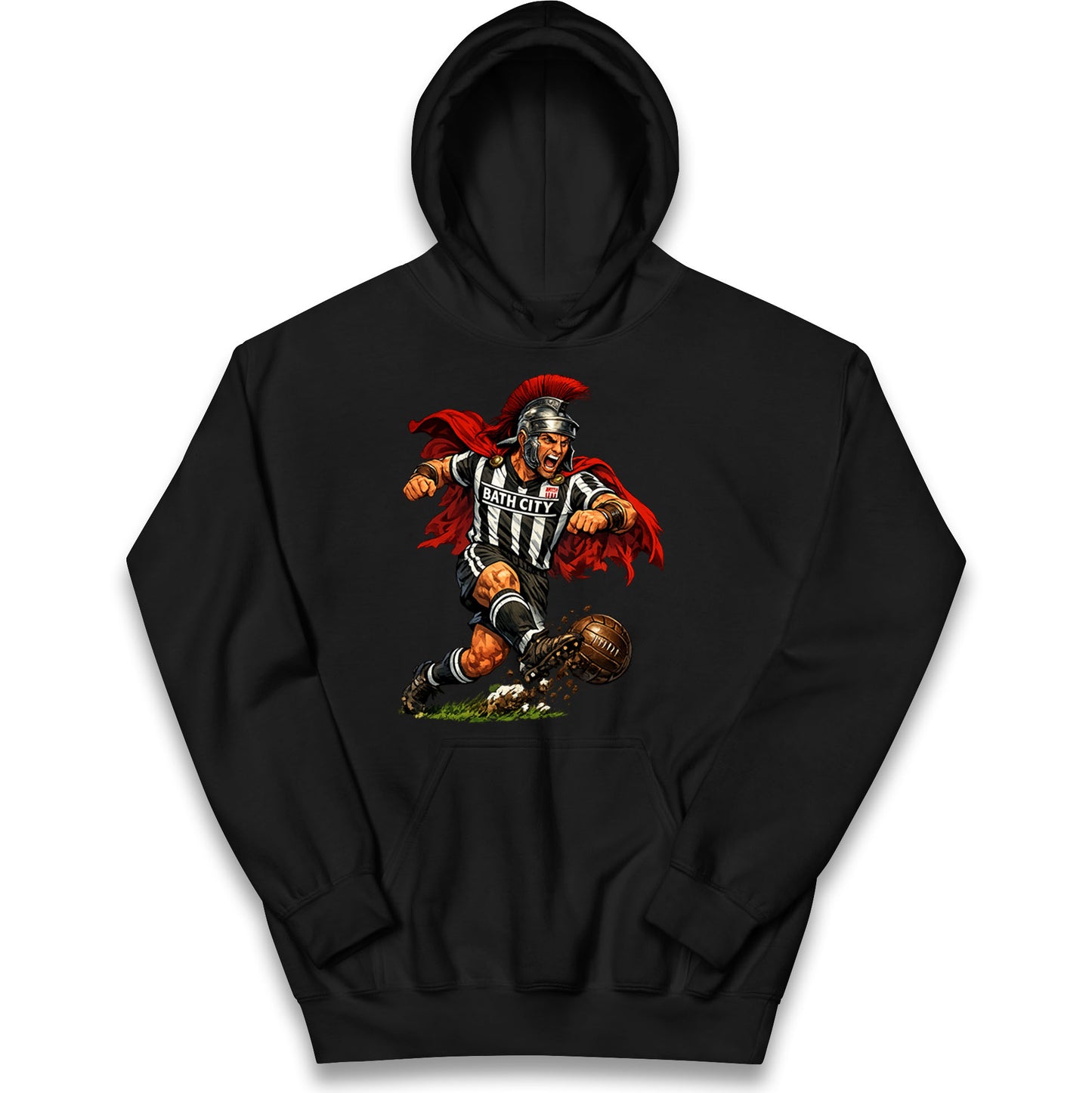 Retro Bath City Football Kids Hoodie