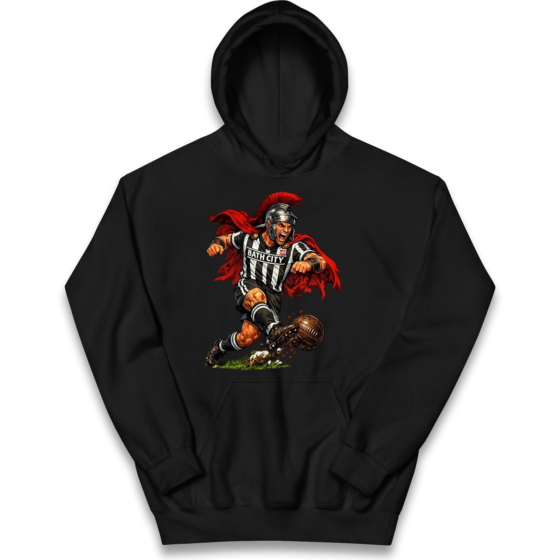 Retro Bath City Football Kids Hoodie