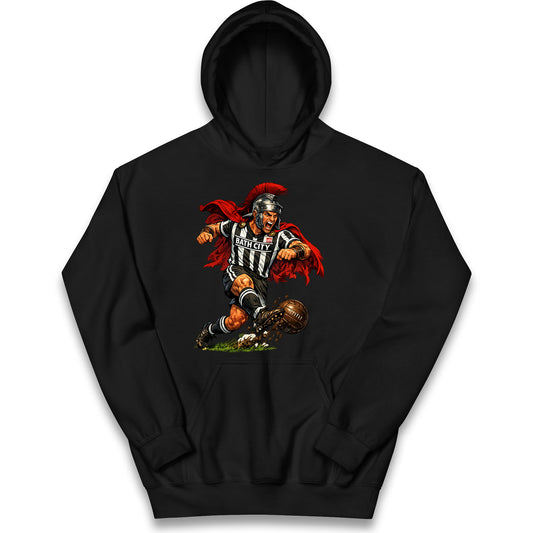 Retro Bath City Football Kids Hoodie