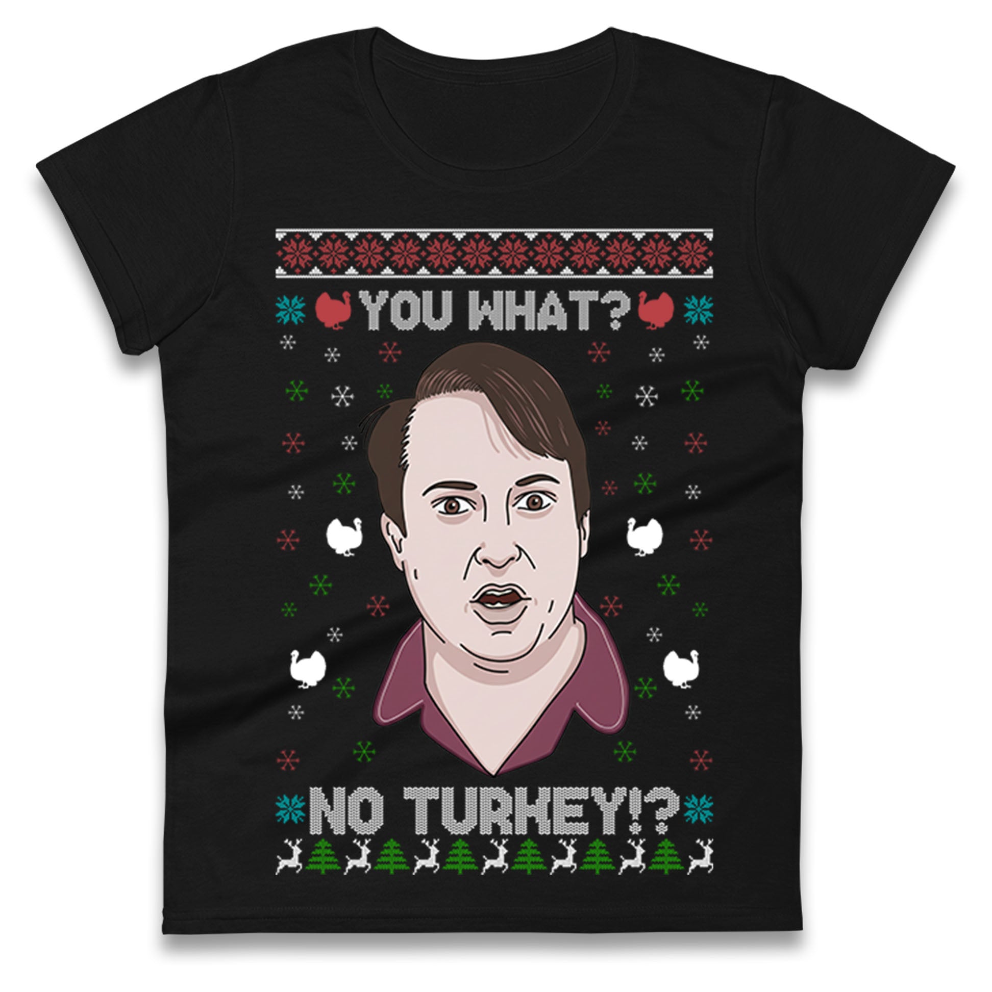 Peep Show Christmas Ladies T Shirt