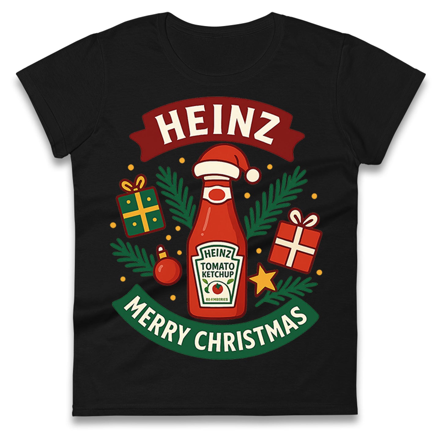 Heinz Christmas Ladies T Shirt 