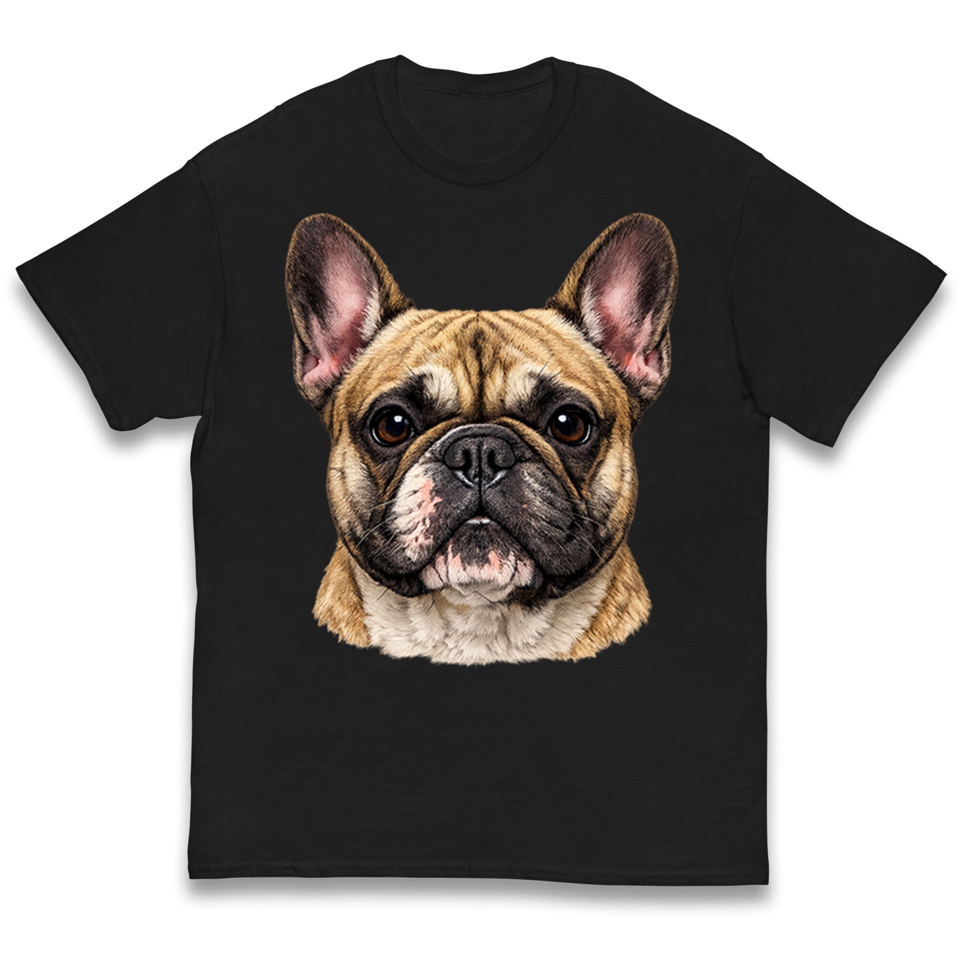 French Bulldog Face Kids T Shirt