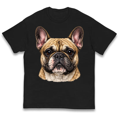 French Bulldog Face Kids T Shirt
