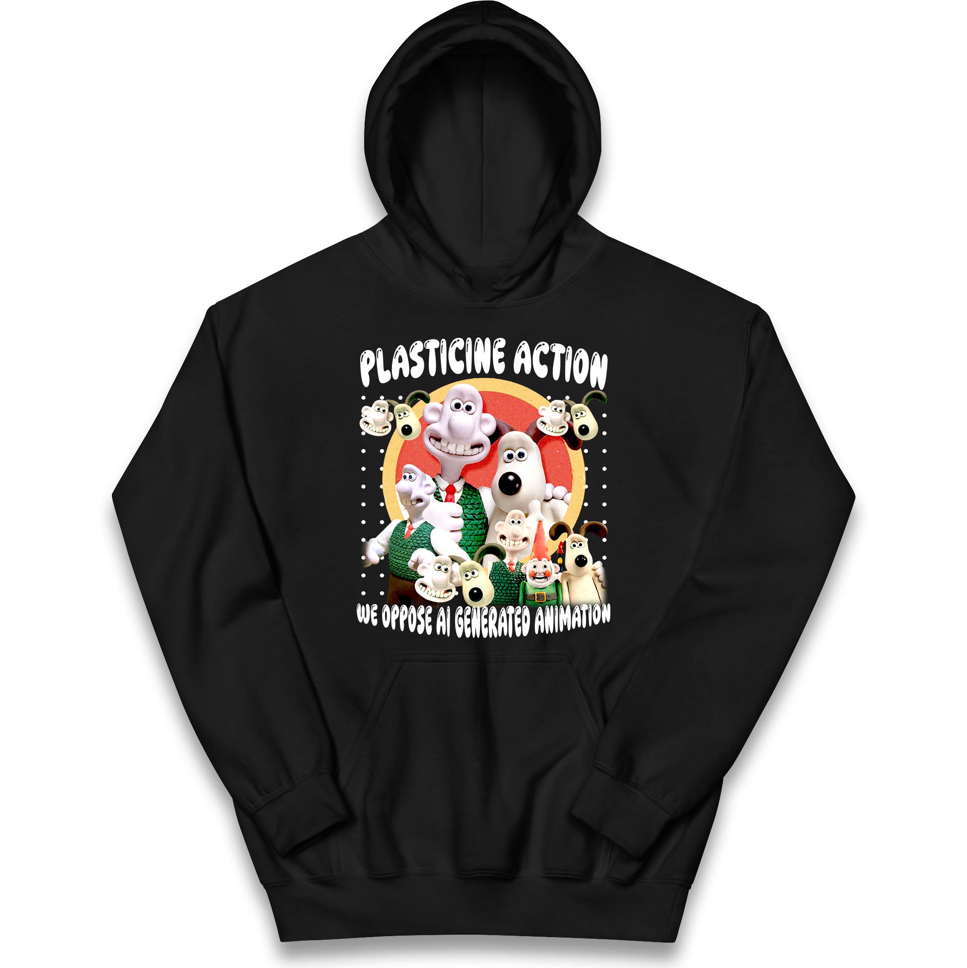 Plasticine Action Figure Kids Hoodie