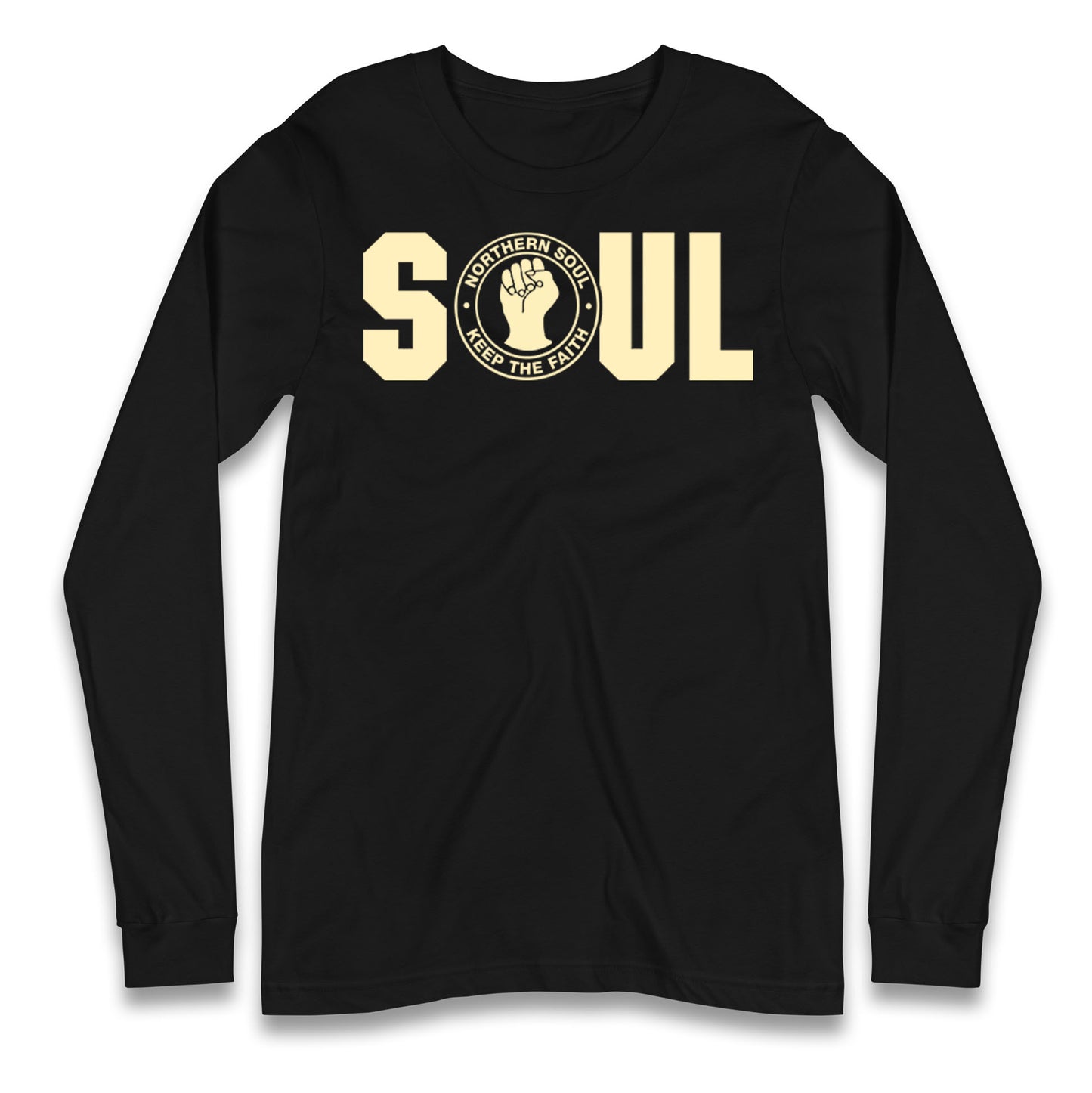 Northern Soul Keep The Faith Logo Longsleeve T Shirt 