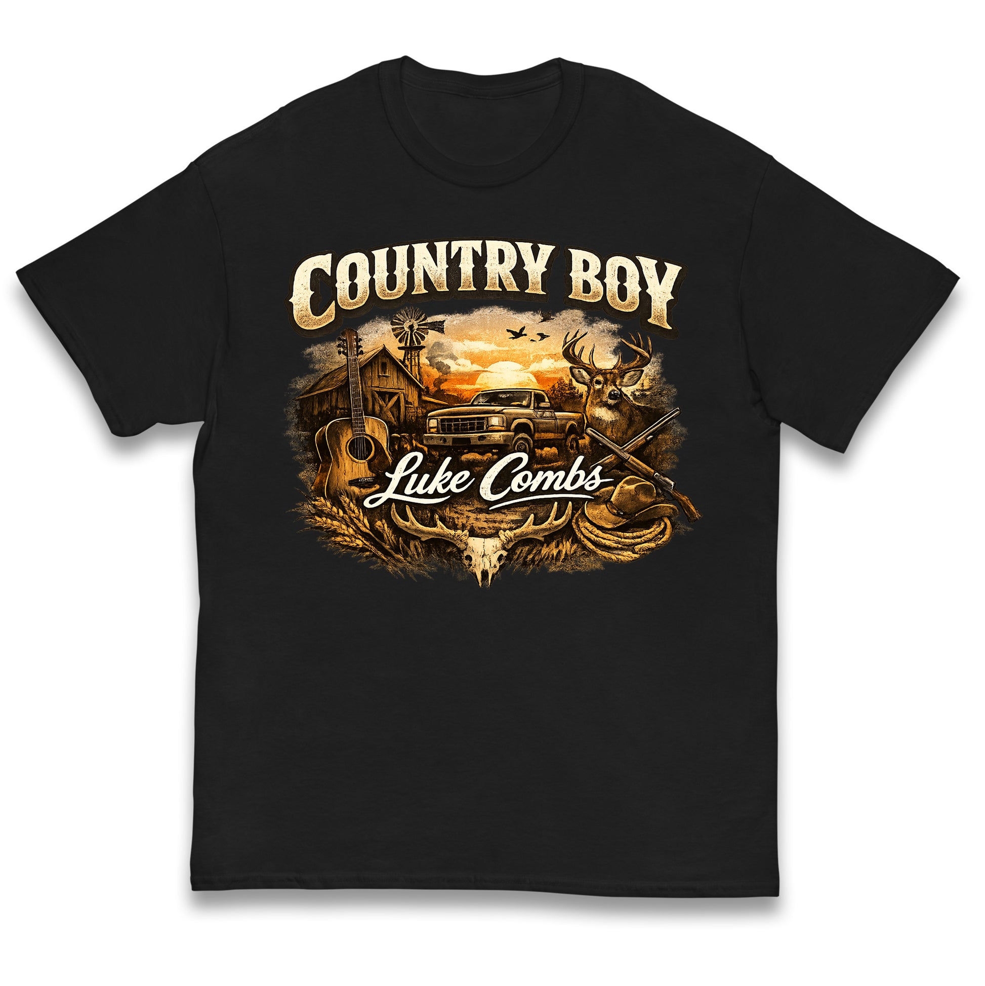Luke Combs Country Music Kids T Shirt
