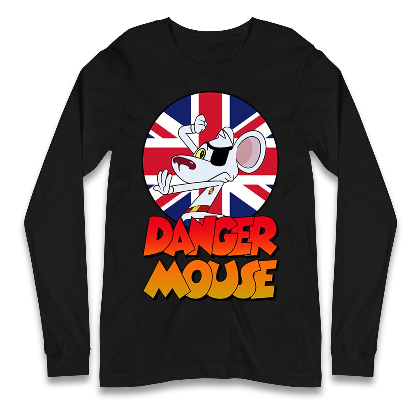 Danger Mouse Union Jack Longsleeve T Shirt