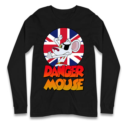 Danger Mouse Union Jack Longsleeve T Shirt