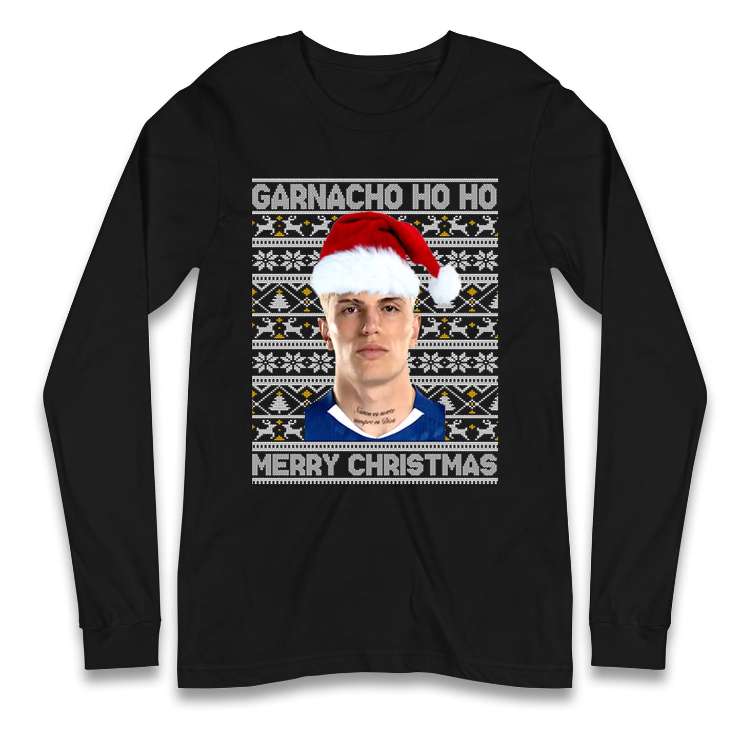 Garnacho Christmas Longsleeve T Shirt