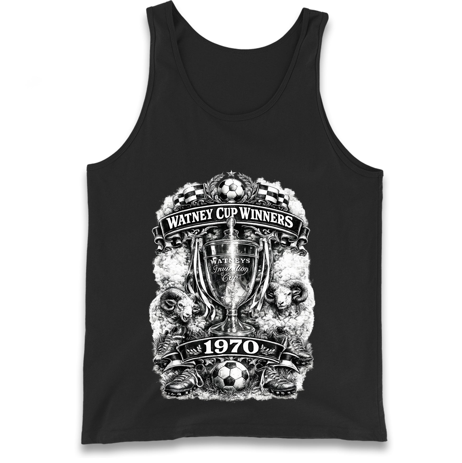Retro Derby Watney Cup Winners 1970 Tank Top