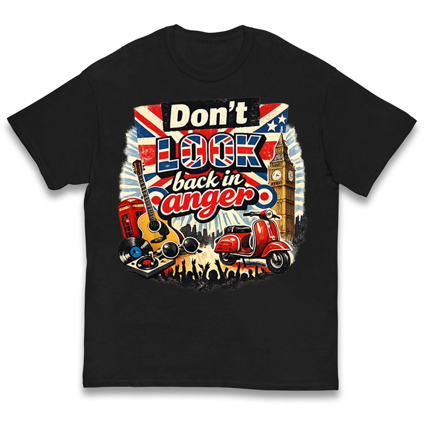 Don't Look Back In Anger Kids T Shirt