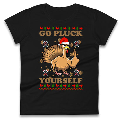 Christmas Go Pluck Yourself Funny T Shirt