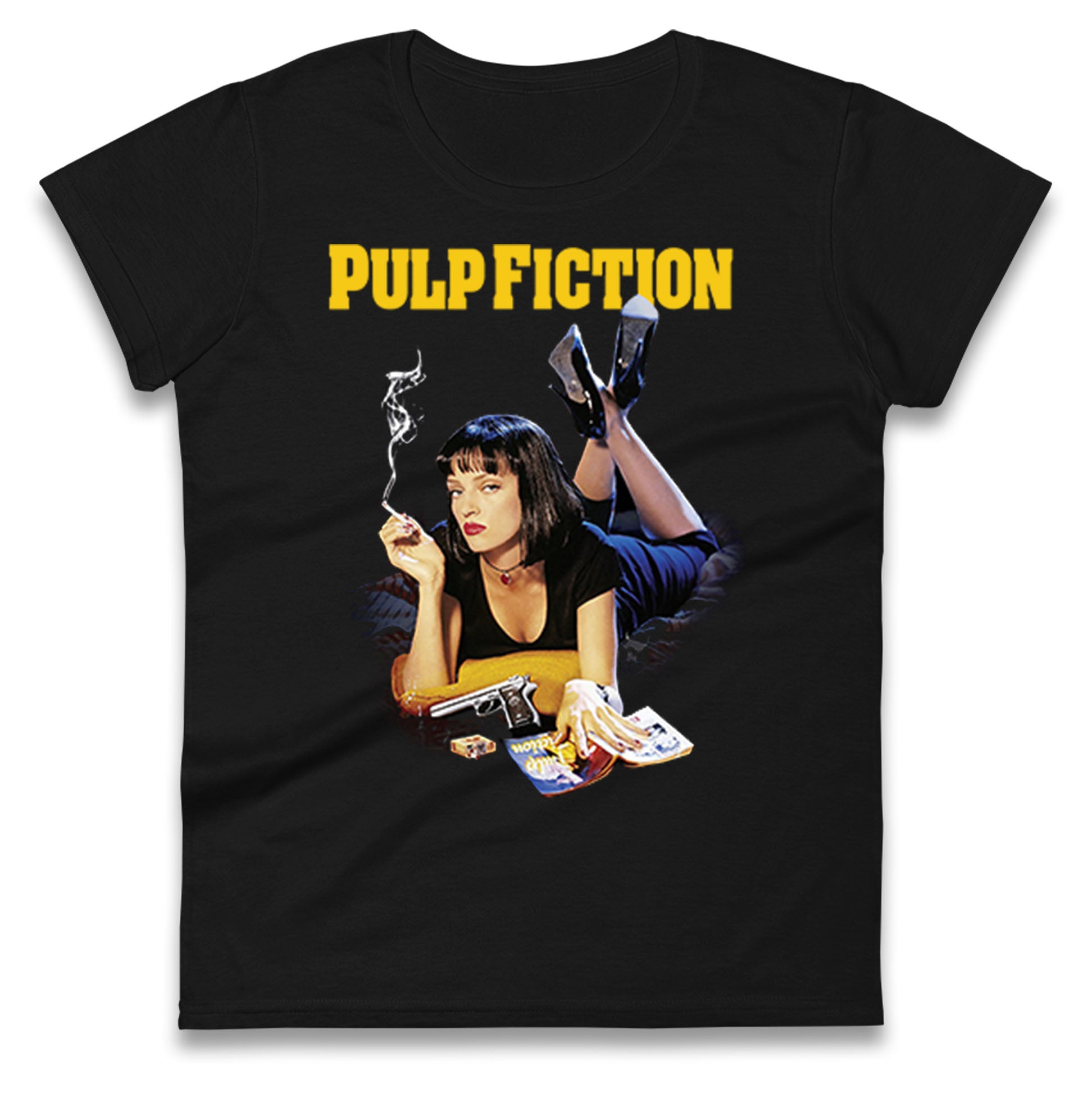 Uma Thurman Pulp Fiction Ladies T Shirt