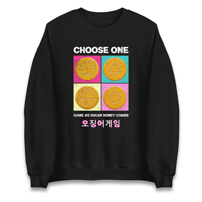 Squid Game Sugar Honey Comb's Cookie's Sweatshirt
