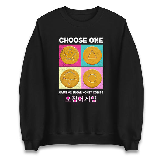 Squid Game Sugar Honey Comb's Cookie's Sweatshirt