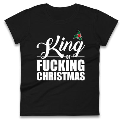Naughty Christmas Ladies T Shirt