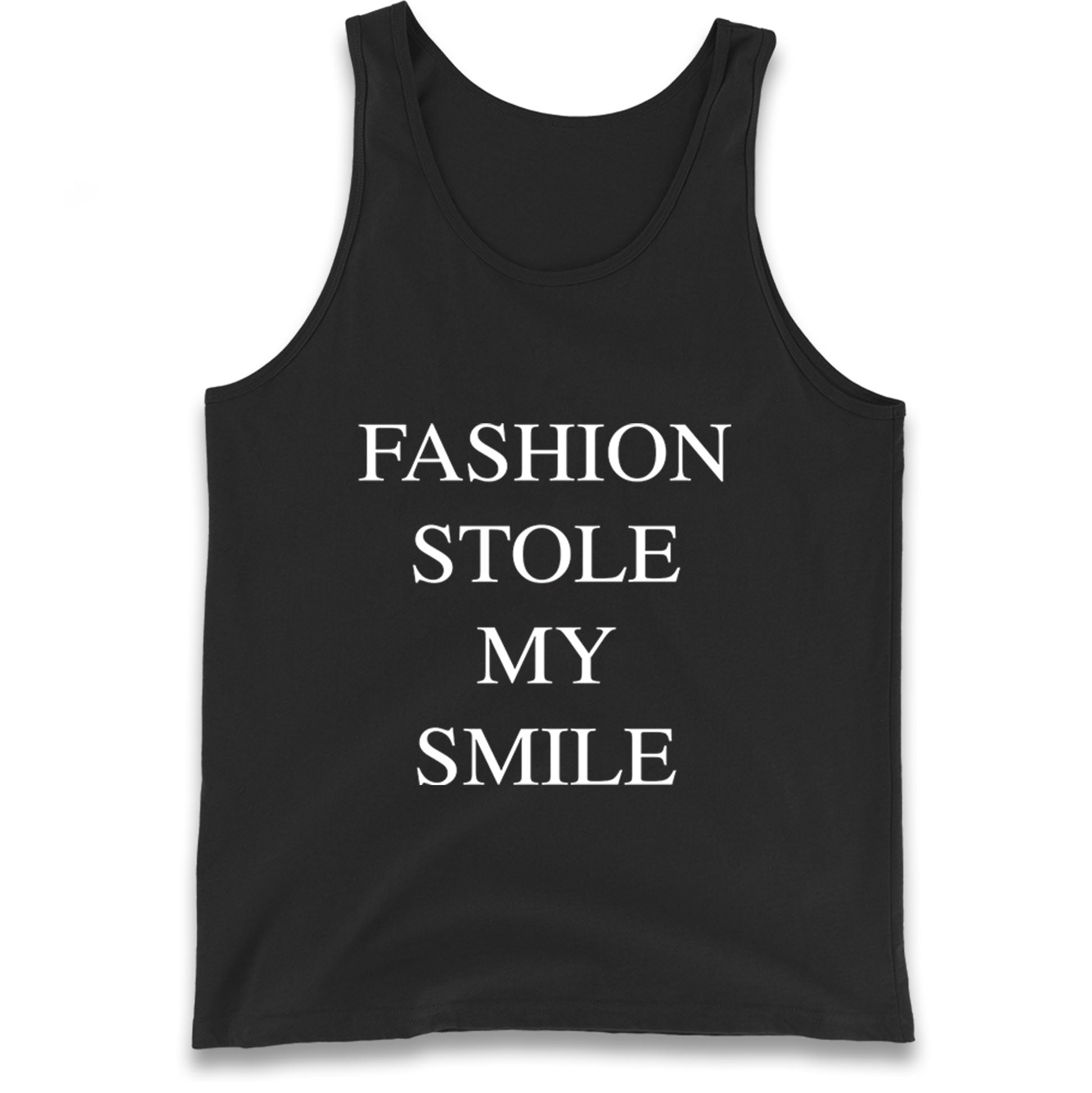 Fashion Stole My Smile Tank Top