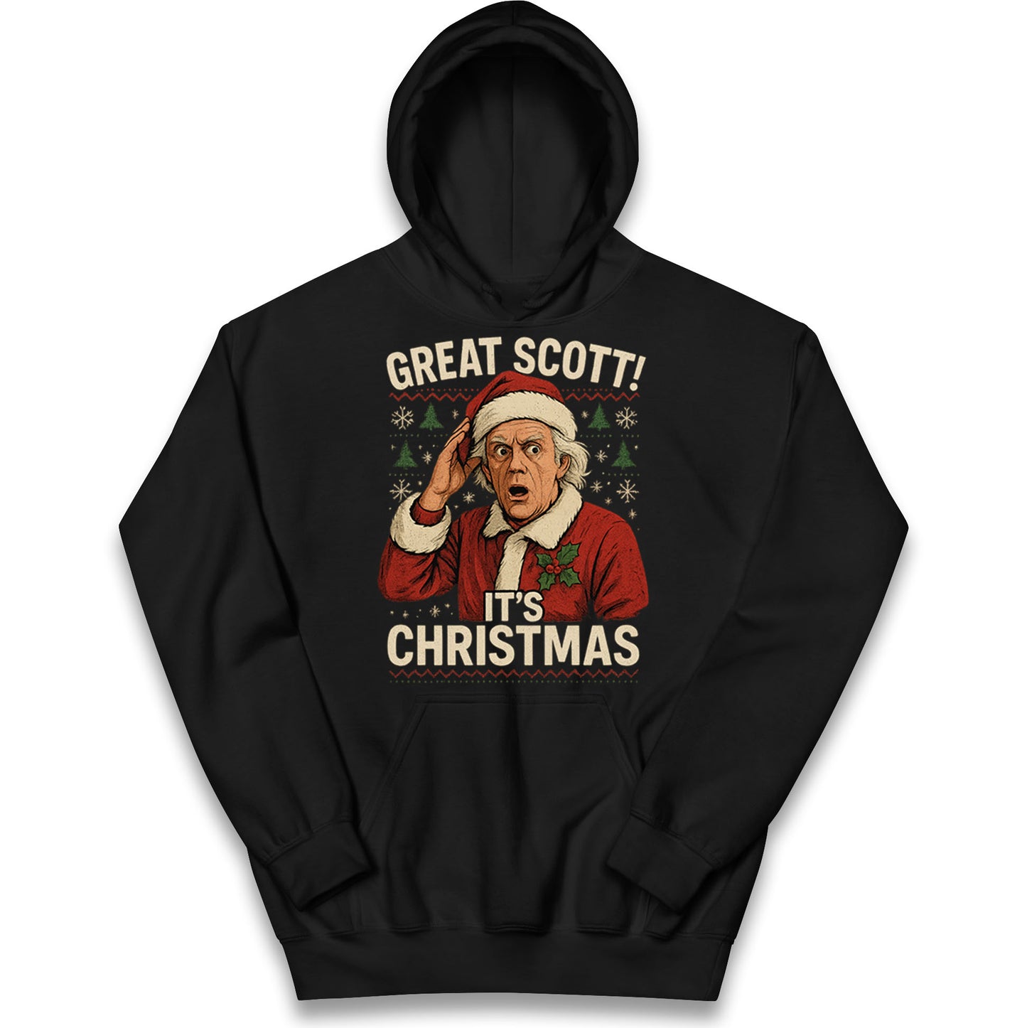 Back to the Future Doc Brown Kids Hoodie
