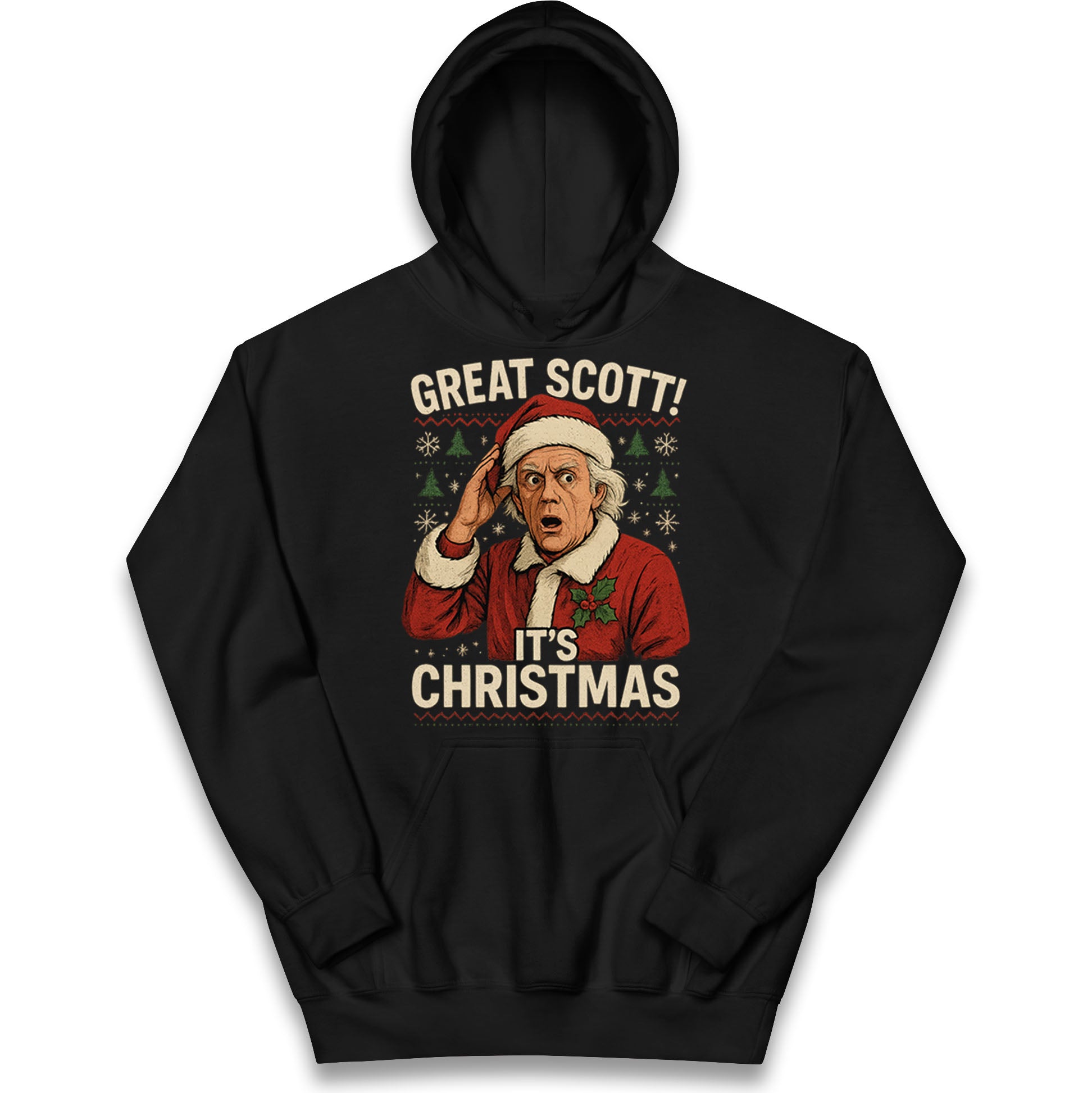Back to the Future Doc Brown Kids Hoodie