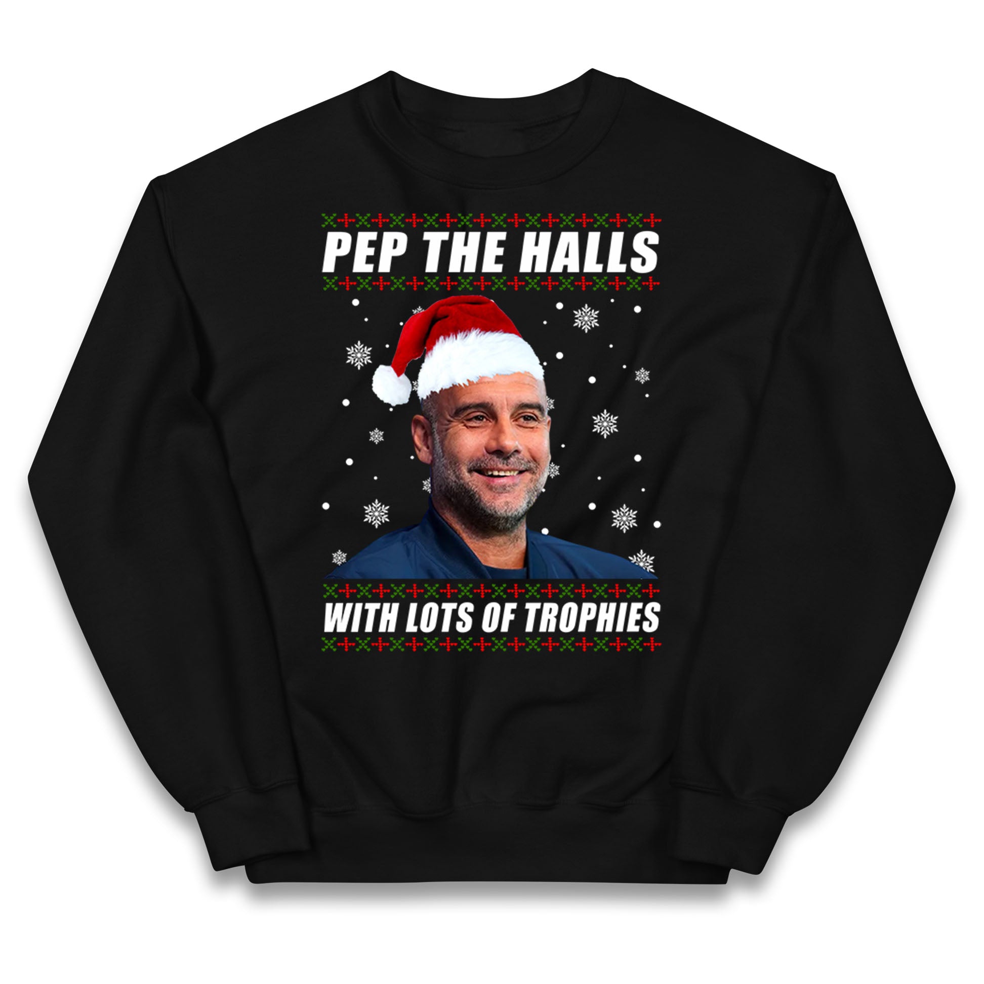 Pep Guardiola Christmas Kids Jumper