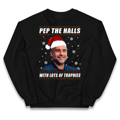 Pep Guardiola Christmas Kids Jumper