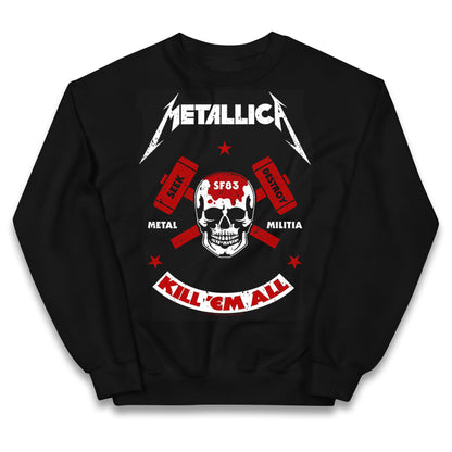 Metallica Seek Destroy Kids Jumper