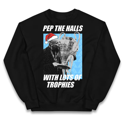 Pep Guardiola Christmas Kids Jumper