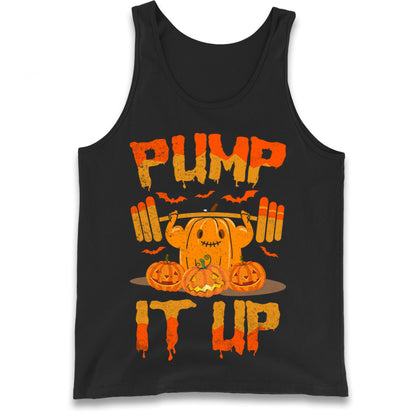 Halloween Fitness Pumpkin Tank Top
