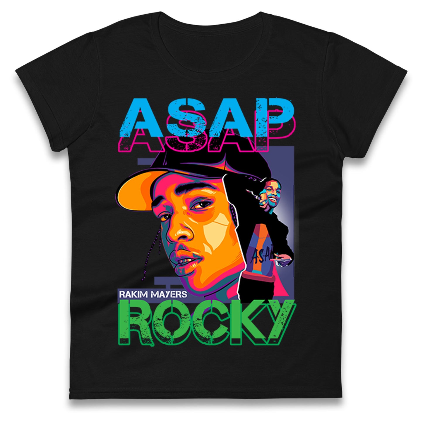 ASAP Rocky Rakim Mayers Ladies T Shirt