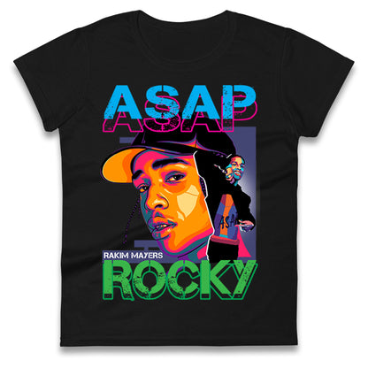 ASAP Rocky Rakim Mayers Ladies T Shirt