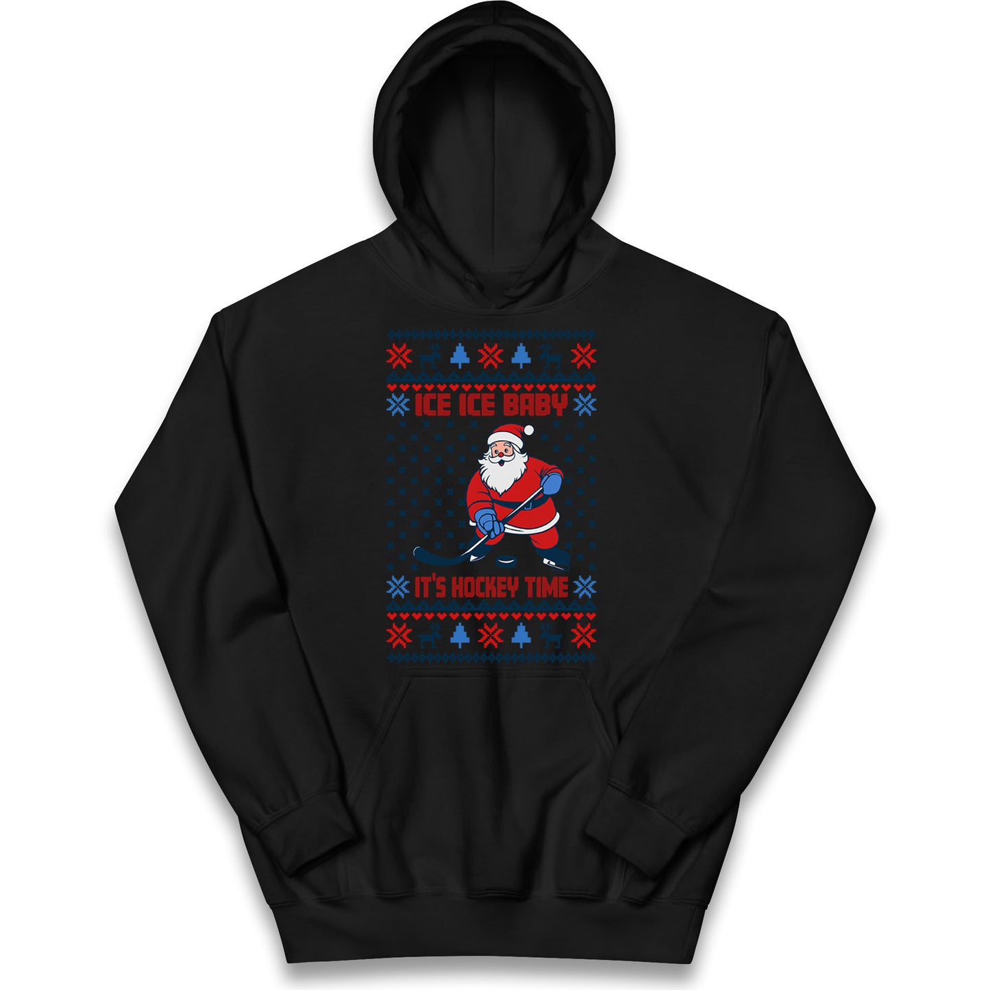Hockey Christmas Kids Hoodie