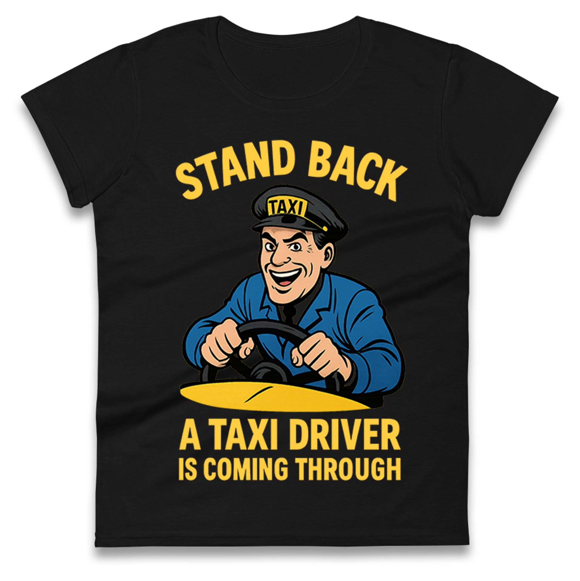 Taxi Driver Ladies T Shirt
