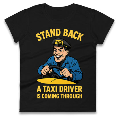 Taxi Driver Ladies T Shirt