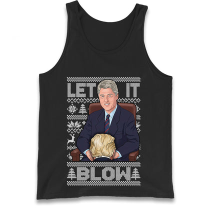 Bill Clinton Christmas Tank Top 