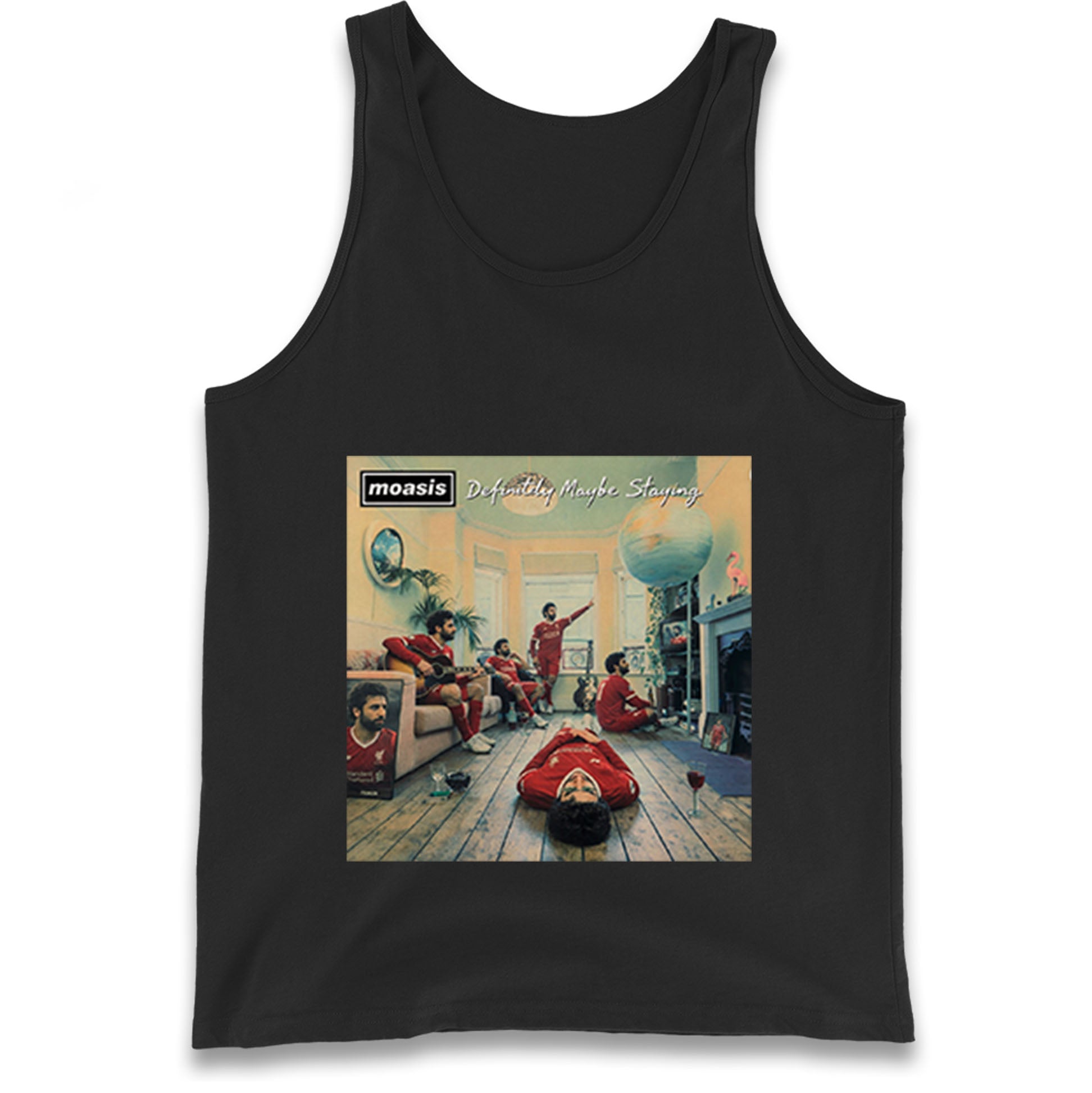 Mo Salah Oasis Liverpool Football Tank Top