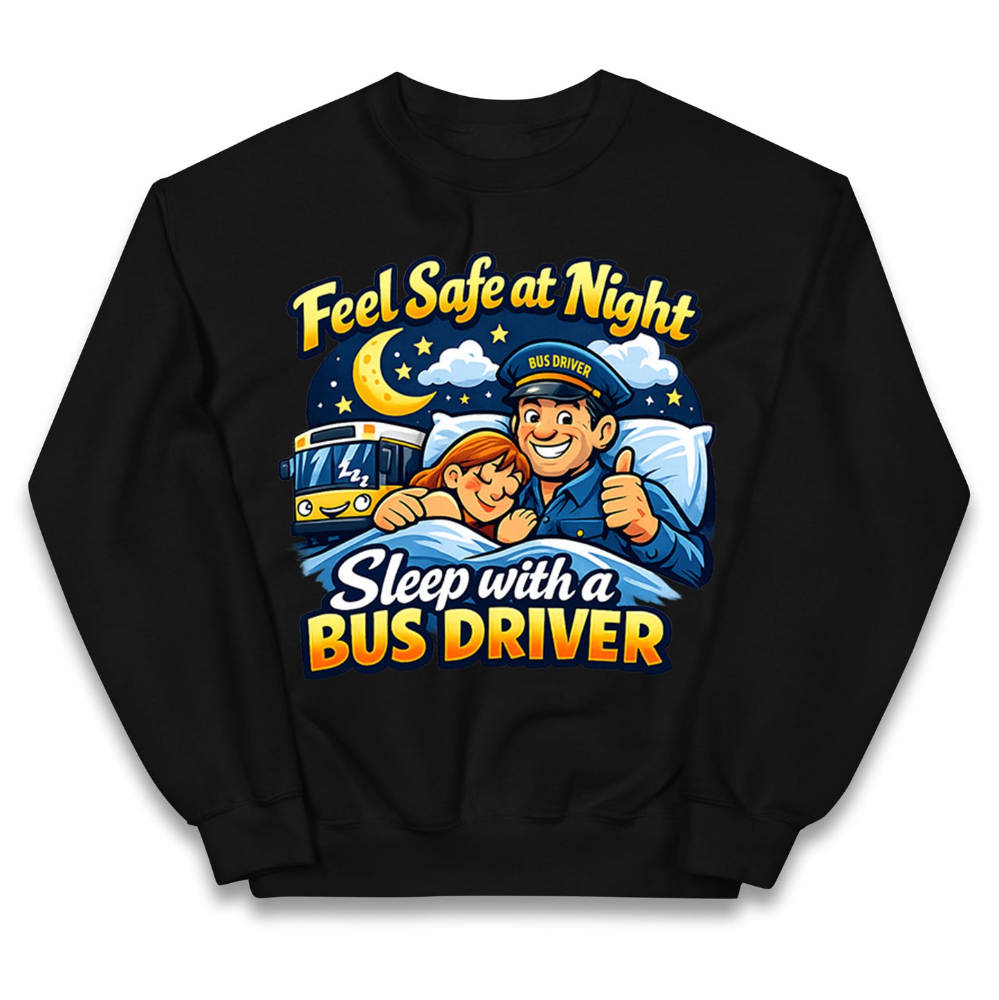 Bus Driver Job Title Kids Jumper