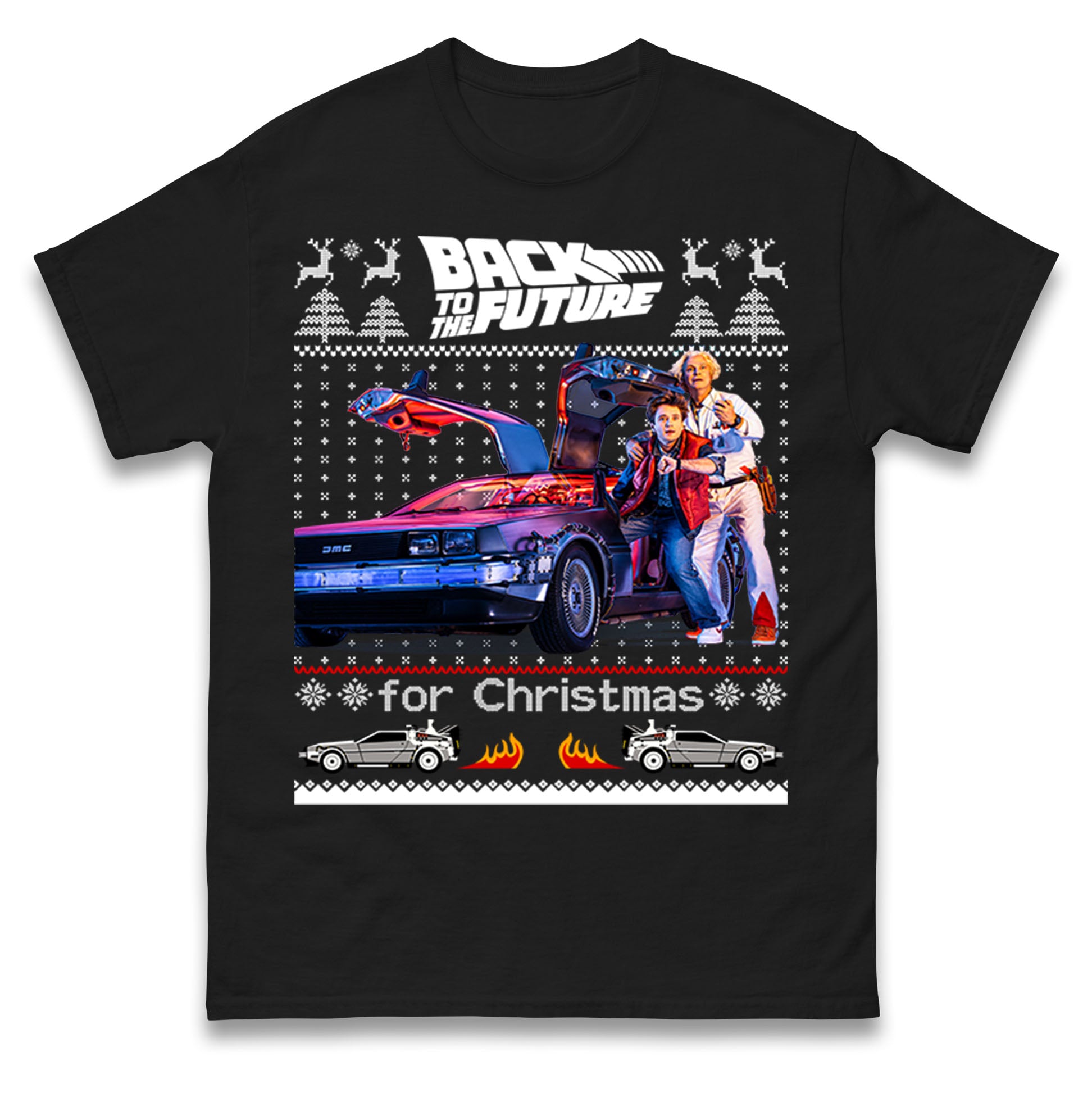 Back To The Future Christmas T Shirt