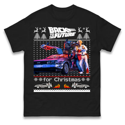 Back To The Future Christmas T Shirt