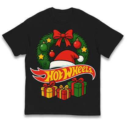 Hotwheels Christmas Kids T Shirt