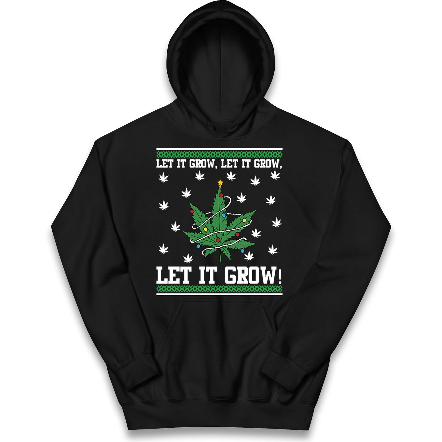 Cannabis Christmas Kids Hoodie