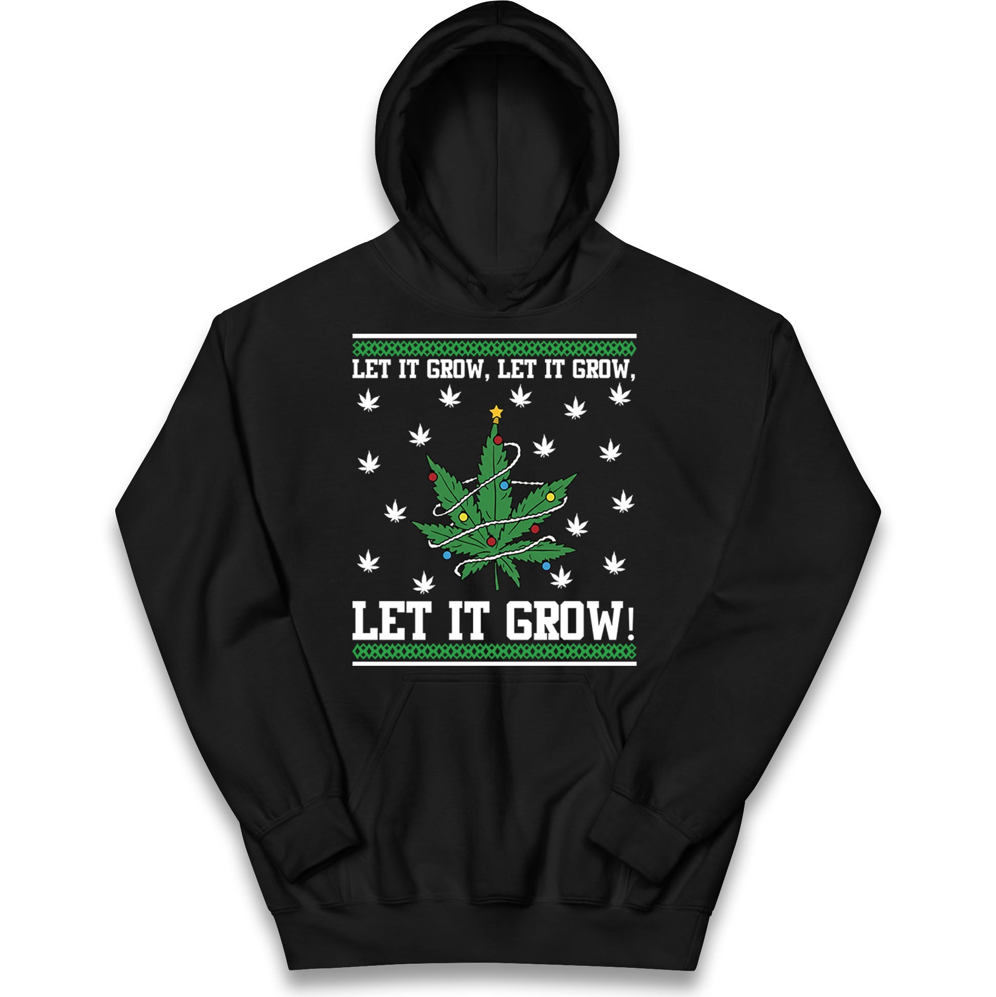 Cannabis Christmas Kids Hoodie