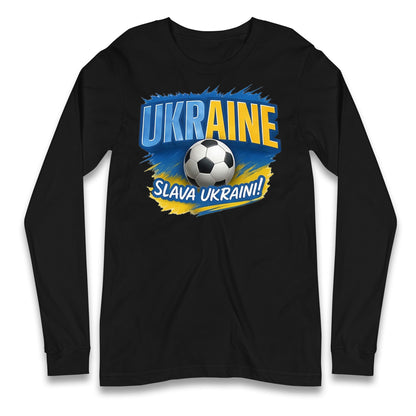 Ukraine Retro World Cup Longsleeve T Shirt 