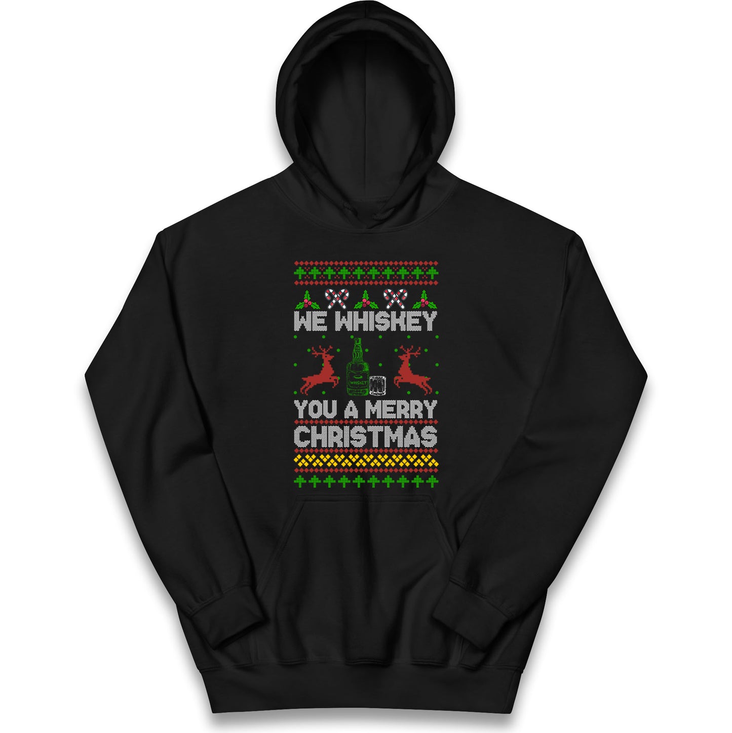 whisky Christmas Kids Hoodie