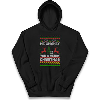 whisky Christmas Kids Hoodie