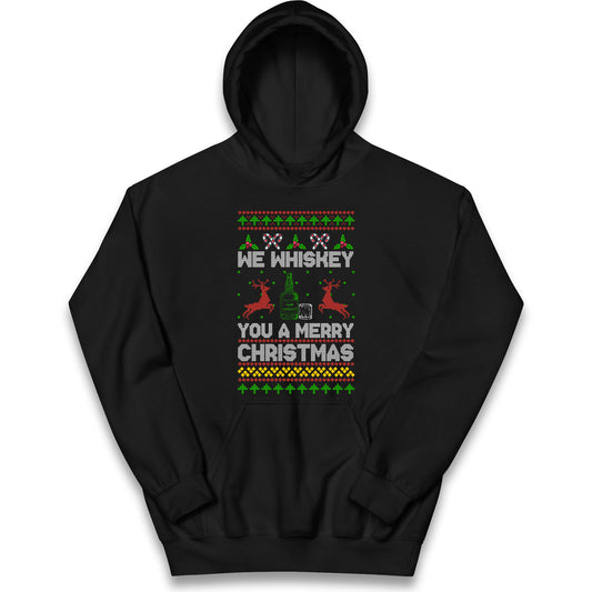 whisky Christmas Kids Hoodie