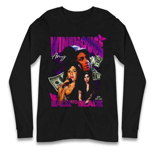 Amy Winehouse Longsleeve T Shirt