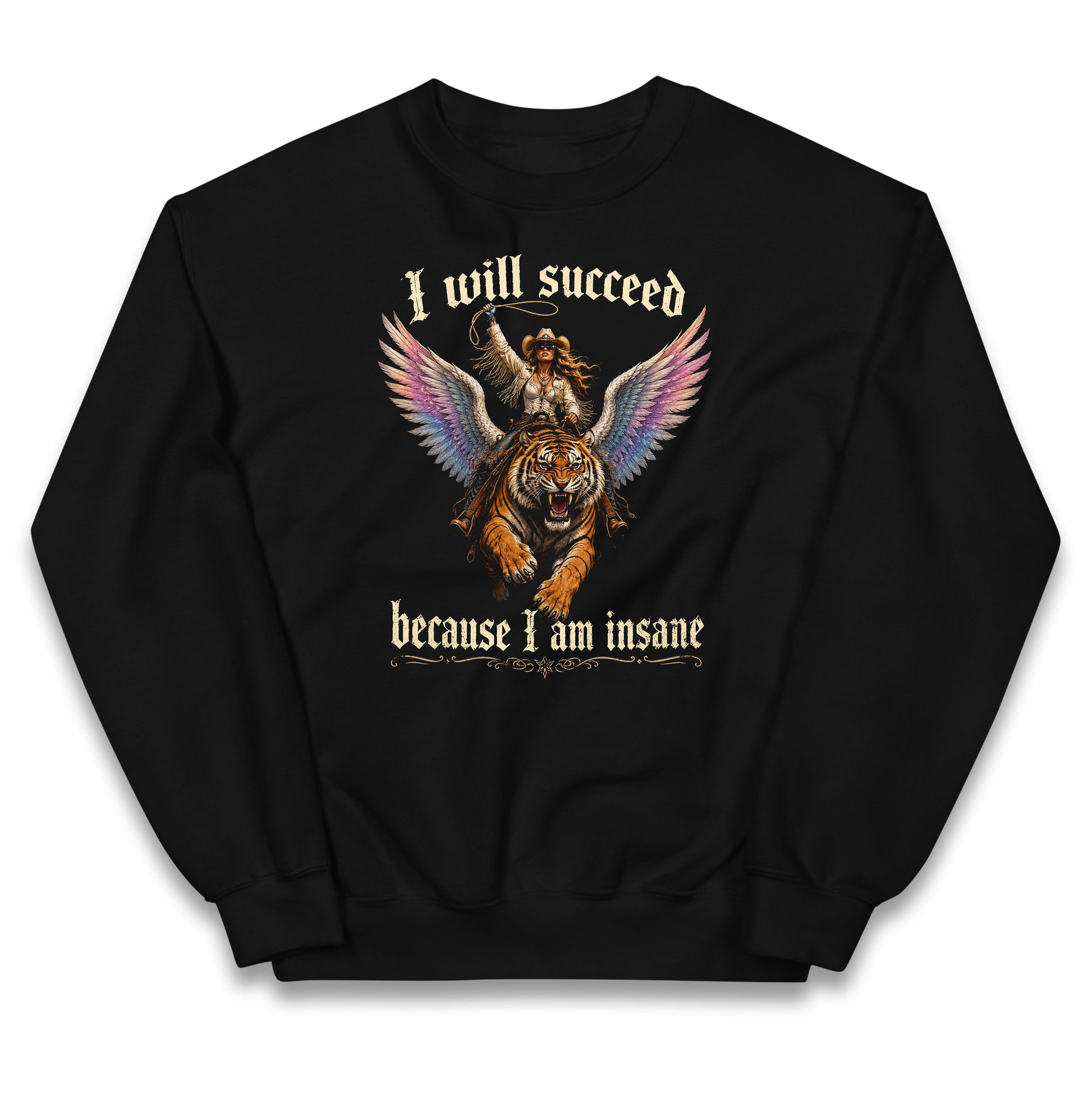 I Will Succeed Because I Am Insane Kids Jumper